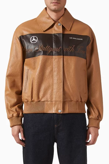 501 Logo Jacket in Leather