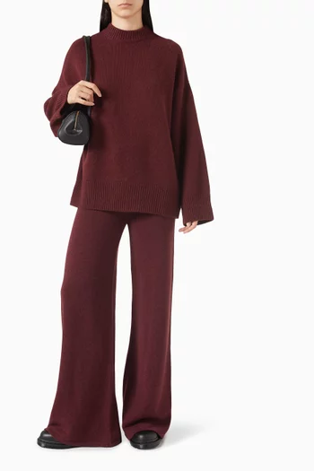 Juniper Wide-leg Pants in Cashmere