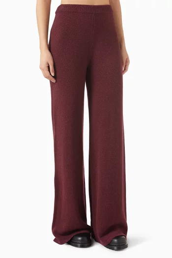Juniper Wide-leg Pants in Cashmere