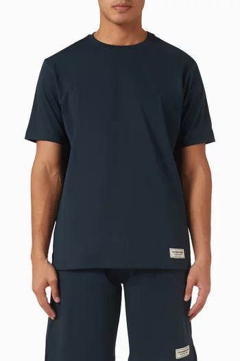 تي شيرت بقصة عادية قماش سوفتسكين 100