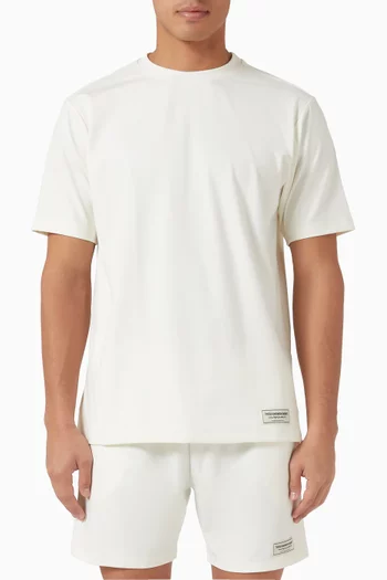 تي شيرت بقصة عادية قماش سوفتسكين 100