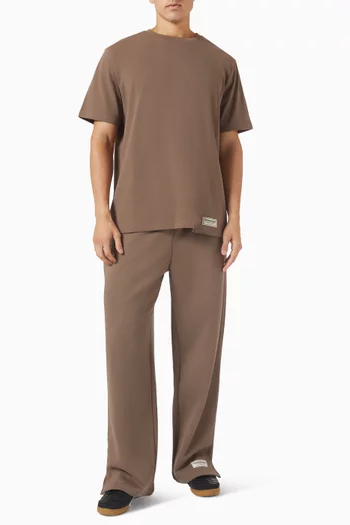 تي شيرت بقصة عادية قطن جيرسيه