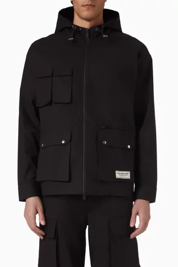 Oversized Jacket in Textured Weave