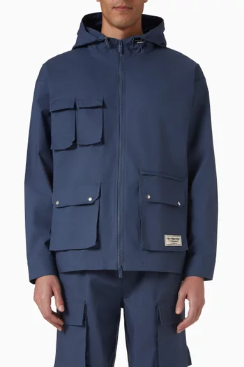 جاكيت فضفاض قماش منسوج بارز