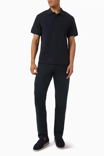 Polo Shirt in Tech Stretch Piqué