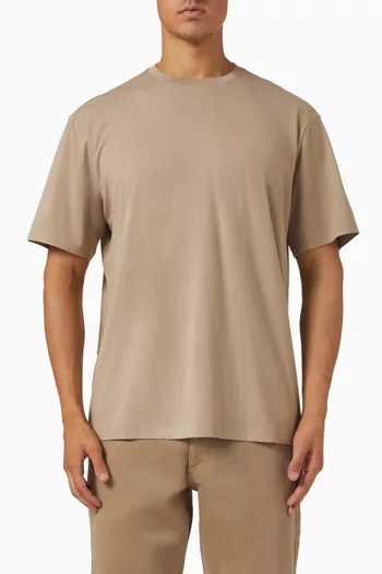 تي شيرت بقصة كلاسيكية جيرسيه معالج