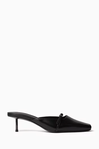 Plié 35 Mules in Leather
