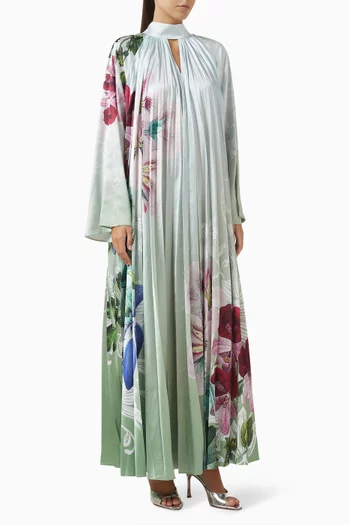 فستان فيلين بطيّات