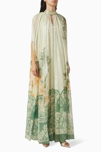 فستان فالينكا بطيّات شيفون