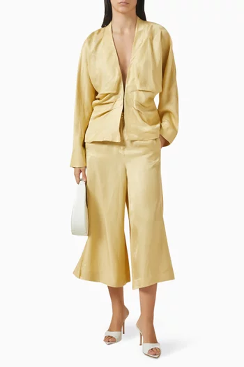 Pleated Detail Jacket