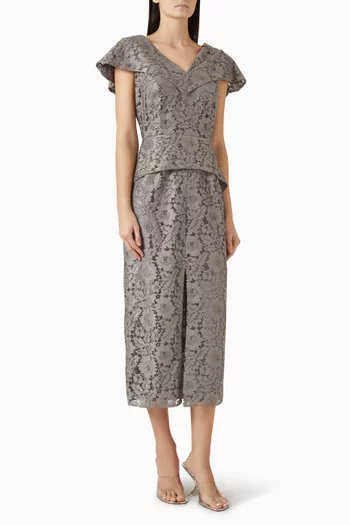 V-neck Dress in Lace