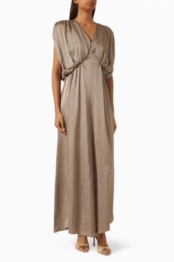 Draped Maxi Dress