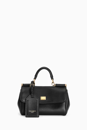 Mini My Sicily Top Handle Bag in Leather