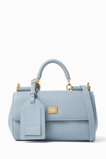 Mini My Sicily Top-handle Bag in Leather