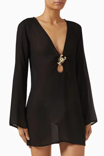 Lulu Lobster Dress in Viscose