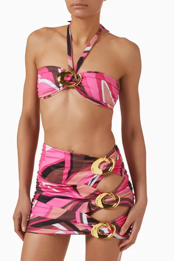 Coupe Halo Cut-out Mini Skirt