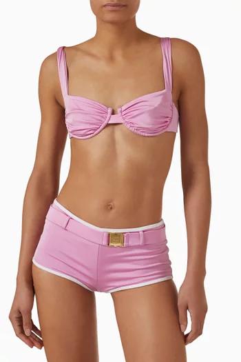 Ariel Ruched Bikini Top