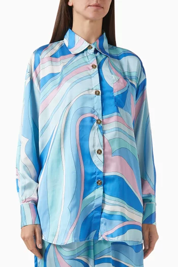 Neroli Shirt in Polysatin