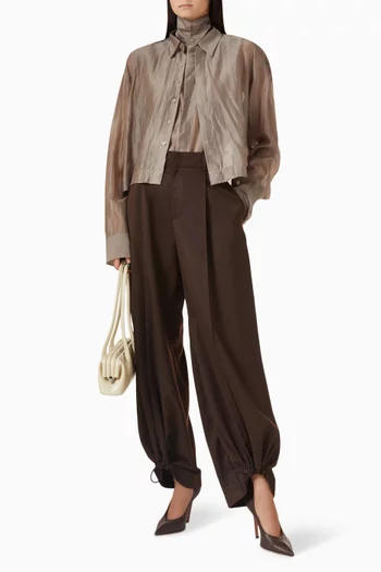 قميص دويت بطبقتين قطن فوال