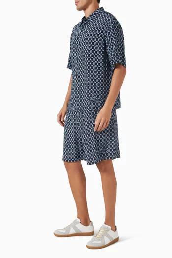 شورت كاتينا قماش انسيابي