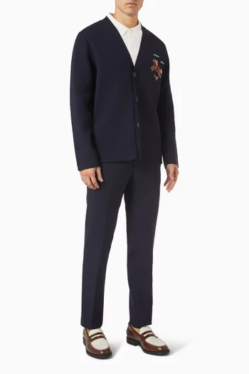 Horse Cardigan in Viscose-blend