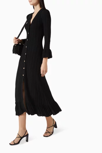 فستان ناريا نسيج مضلع