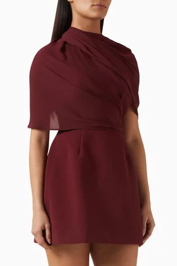 The Ultimate Muse Gathered Mini Dress