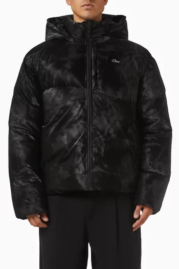 Wavy Puffer Jacket in Nylon