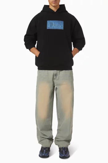 كنزة بغطاء رأس كلاسيك دونت لوك صوف قطني