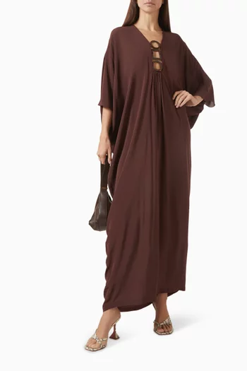 Geometric Kaftan in Viscose