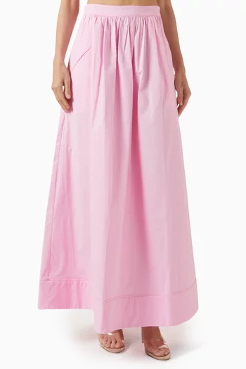 Opulence Maxi Skirt in Cotton Blend