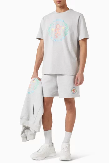 تي شيرت بطبعة دانس جوي قطن عضوي