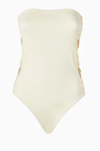 لباس سباحة ايفانا قطعة واحدة نايلون مطاطي