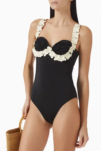 Cecilia One-piece Swimsuit in Stretch Nylon