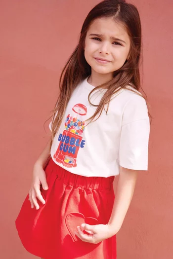 Flared Skirt in Cotton