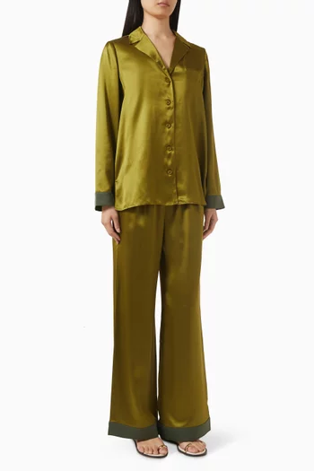 Ella Pajama Set in Silk