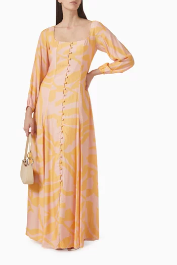 Floral-print Maxi Dress