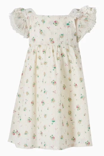 فستان واسع نادين قطن