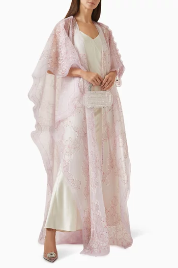 عباية بطبقة أورجانزا