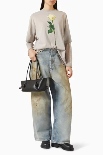 Layered Graphic T-shirt in Cotton