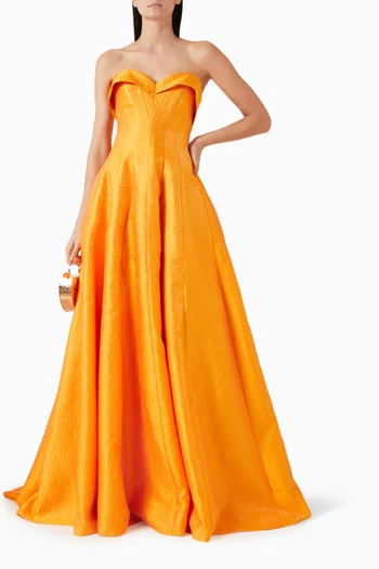 Soleil Strapless Maxi Dress