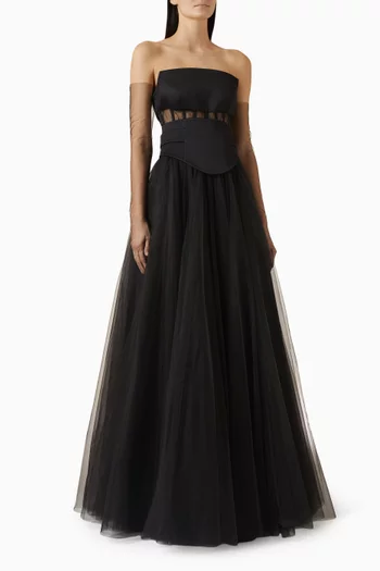 Nao Maxi Dress in Tulle