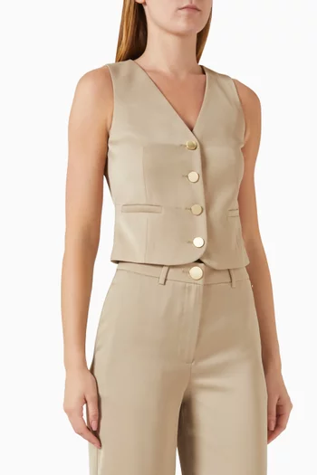 Logo Plaque Waistcoat