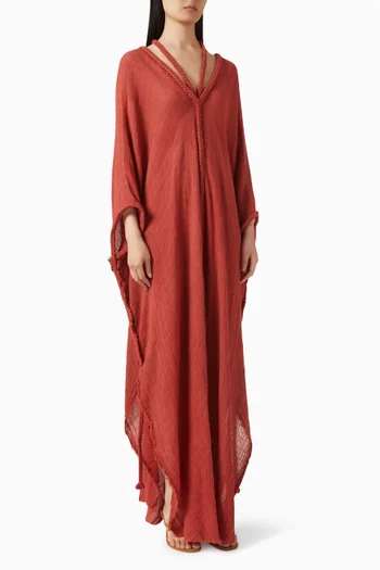Helena Kaftan Gown in Cotton