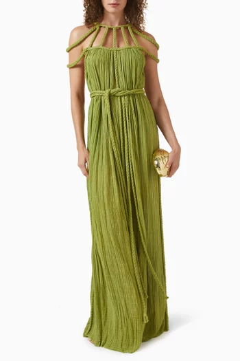 Severyna Braided Gown in Coton