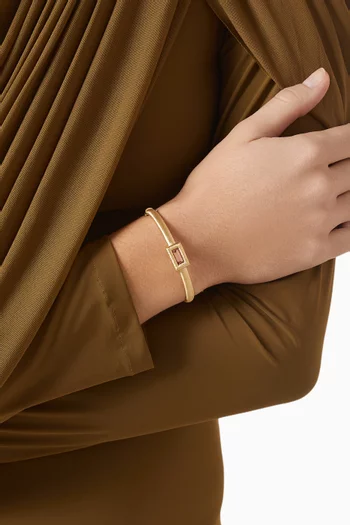 Tourmaline Bangle in 18kt Yellow Gold