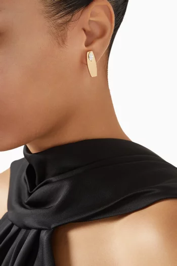 Belle Diamond Earrings in 18kt Yellow Gold