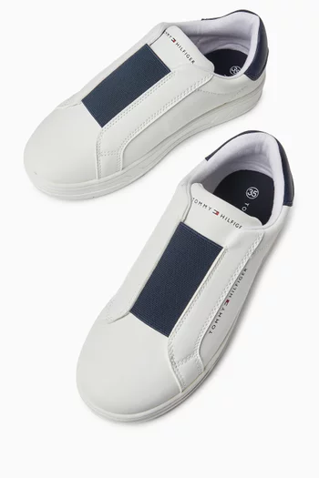 Elasticated Logo Sneakers