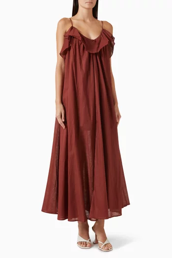 Capri Dress in Linen Blend