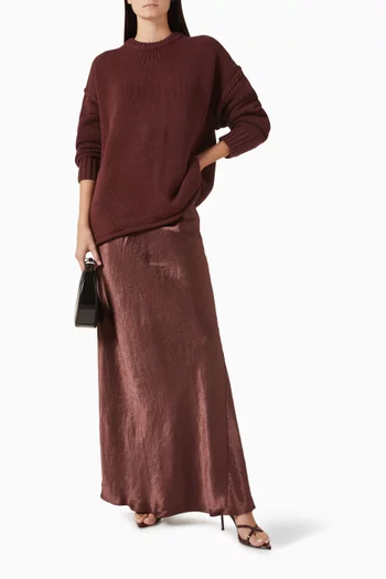 Roy Lounge Knit Sweater in Cotton Blend